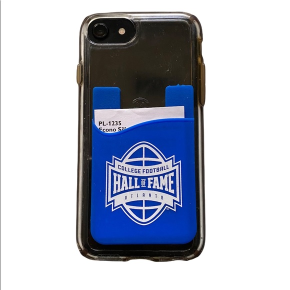 Football College Hall of Fame Silicone Phone Pocket - Picture 1 of 5